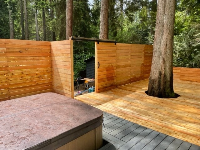 Woodinville - Cedar deck and fence